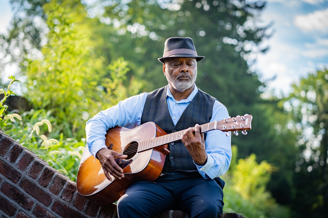 colours, portrait, music, nature, guitar, africanamerican, musician, instrument, spring, people, man, music, guitar, guitar, people, people, people, people, people, man